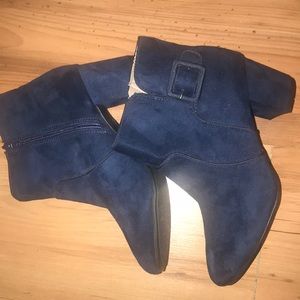 New Navy Blue Boots